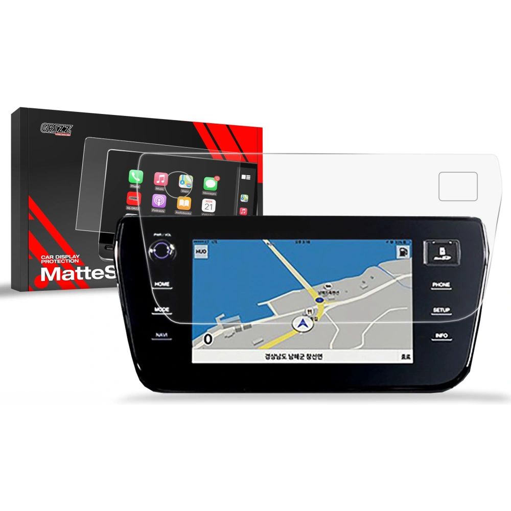 Hurtownia GSM - Matt fólia GrizzGlass CarDisplay védelem SsangYoung Korando 10,25" 2023-2024-hez - GRZ9621 - {ean13} - Hurt