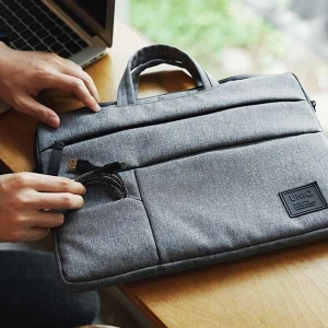 UNIQ Cavalier laptop Sleeve 15 inch charcoal black