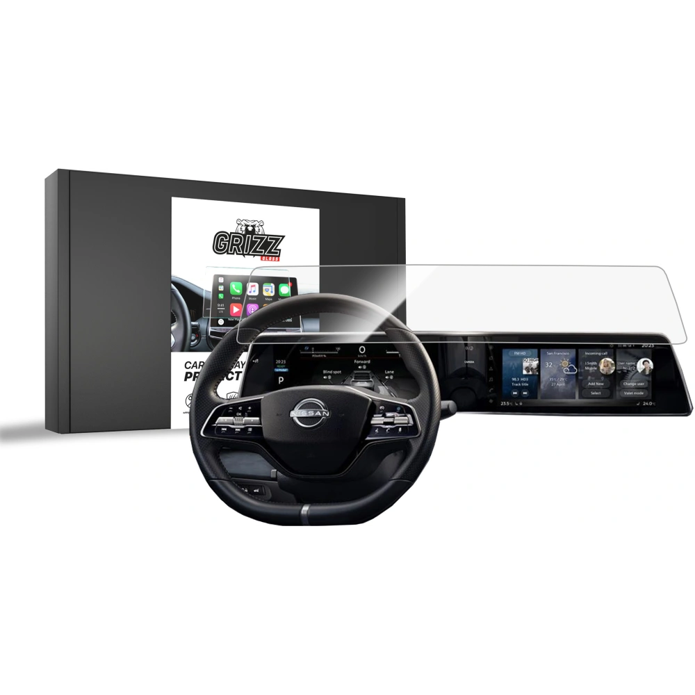 Hurtownia GSM - Cserép fólia GrizzGlass CarDisplay védelem Nissan Ariya 12,3" 2024-hez - GRZ9645 - {ean13} - Hurt