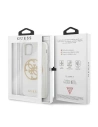 Hurtownia GSM - Etui Guess GUHCN61TPUWHGLG Apple iPhone 11 biały/white hard case Glitter 4G Circle Logo - GUE243WHT - {ean13} - Hurt