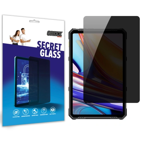 Matowe szkło prywatyzujące GrizzGlass SecretGlass do Ulefone Armor Pad 3 Pro