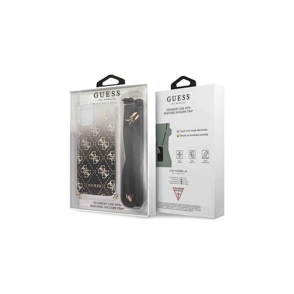 Wholesale Guess GUHCN61WO4GBK iPhone 11 black hard case 4G Gradient - GUE245BLK - {ean13} - Hurt