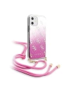 Etui Guess GUHCN61WO4GPI Apple iPhone 11 różowy/pink hard case 4G Gradient