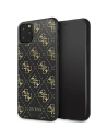 Etui Guess GUHCN654GGPBK Apple iPhone 11 Pro Max czarny/black hard case 4G Double Layer Glitter
