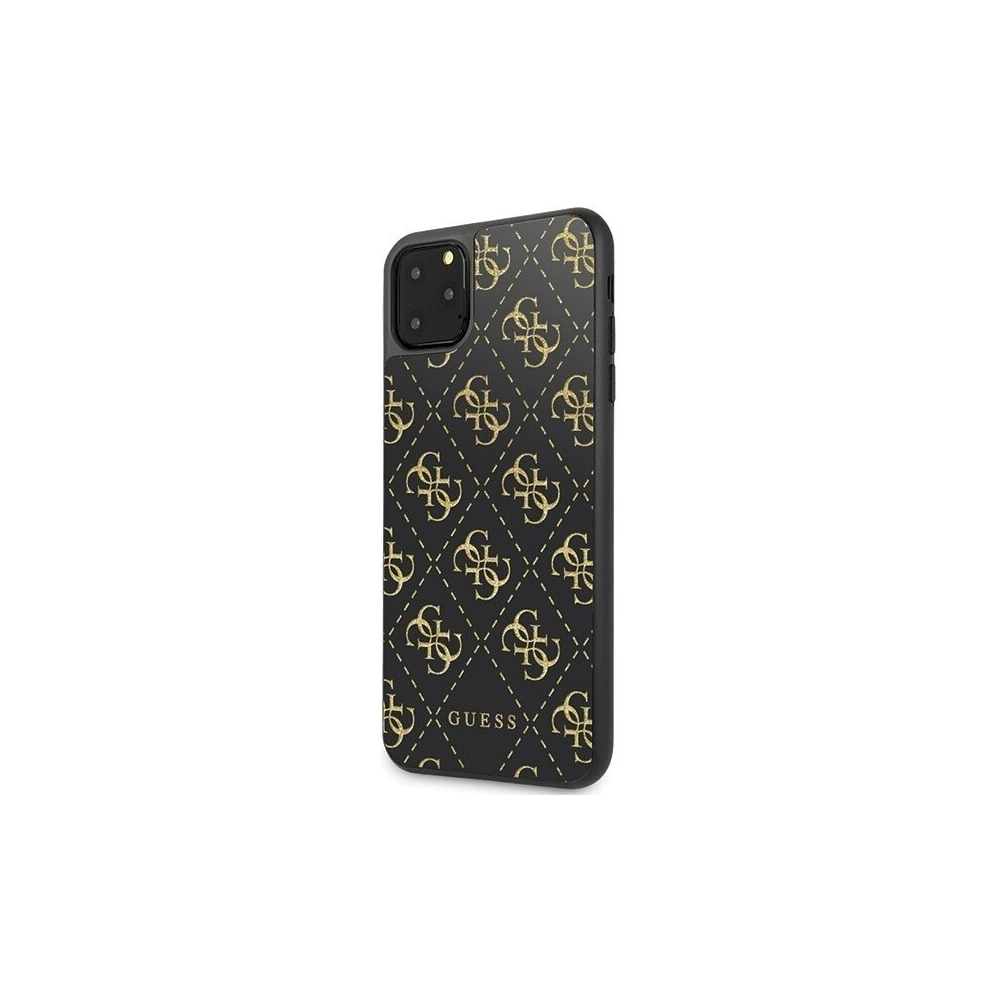 Hurtownia GSM - Etui Guess GUHCN654GGPBK Apple iPhone 11 Pro Max czarny/black hard case 4G Double Layer Glitter - GUE247BLK - {ean13} - Hurt