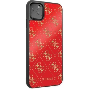 Hurtownia GSM - Etui Guess GUHCN654GGPRE Apple iPhone 11 Pro Max rot/red hard case 4G Double Layer Glitter - GUE248RED - {ean13} - Hurt