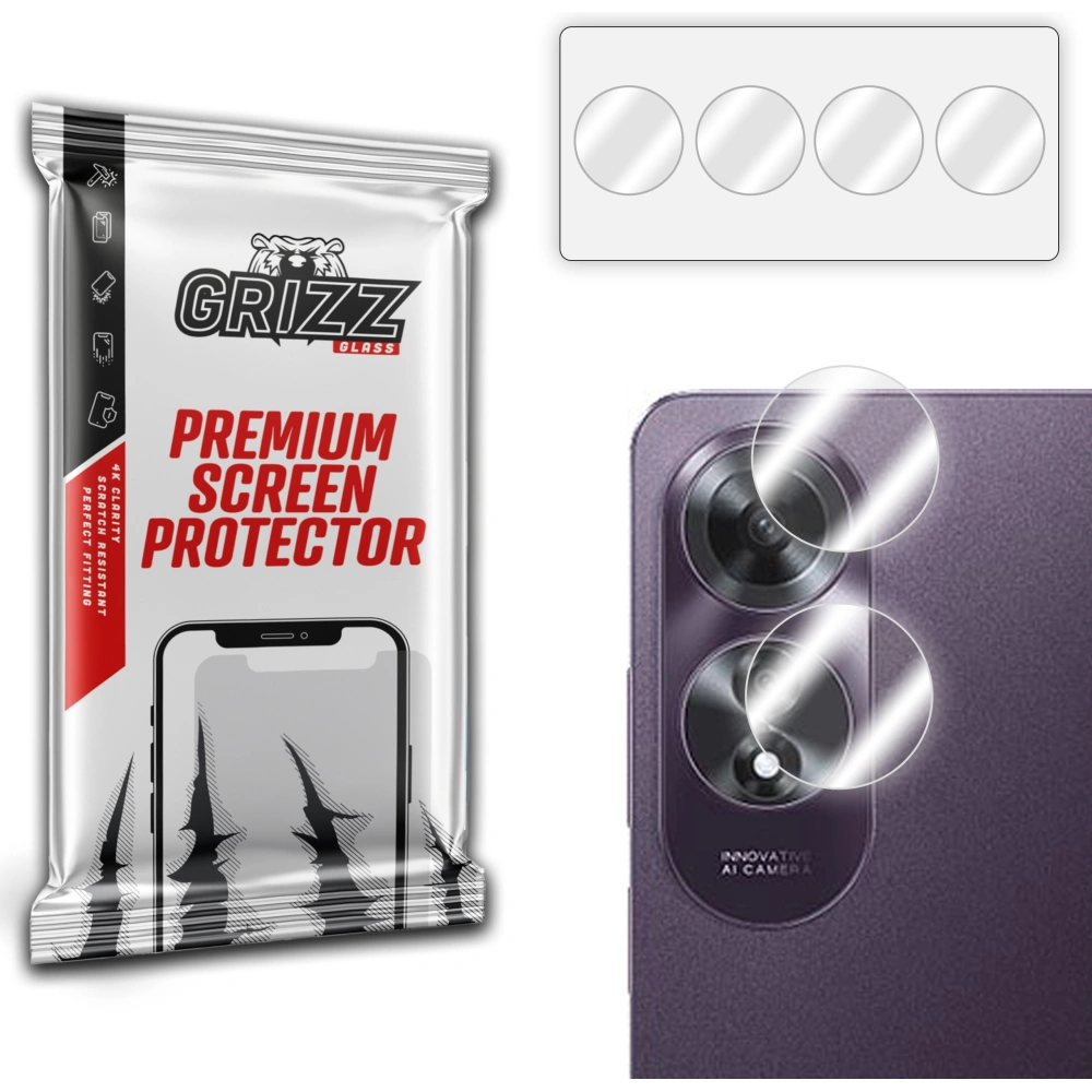 Wholesale GrizzGlass HybridGlass Camera Oppo A60 - GRZ9693 - {ean13} - Hurt