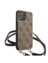 Hurtownia GSM - Etui Guess GUHCN65CB4GB Apple iPhone 11 Pro Max brązowy/brown hard case 4G Crossbody - GUE250BR - {ean13} - Hurt