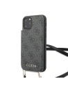 Etui Guess GUHCN65CB4GG Apple iPhone 11 Pro Max szary/grey hard case 4G Crossbody