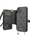Wholesale Guess GUHCN65CB4GG iPhone 11 Pro Max grey hard case 4G Crossbody - GUE251GRY - {ean13} - Hurt