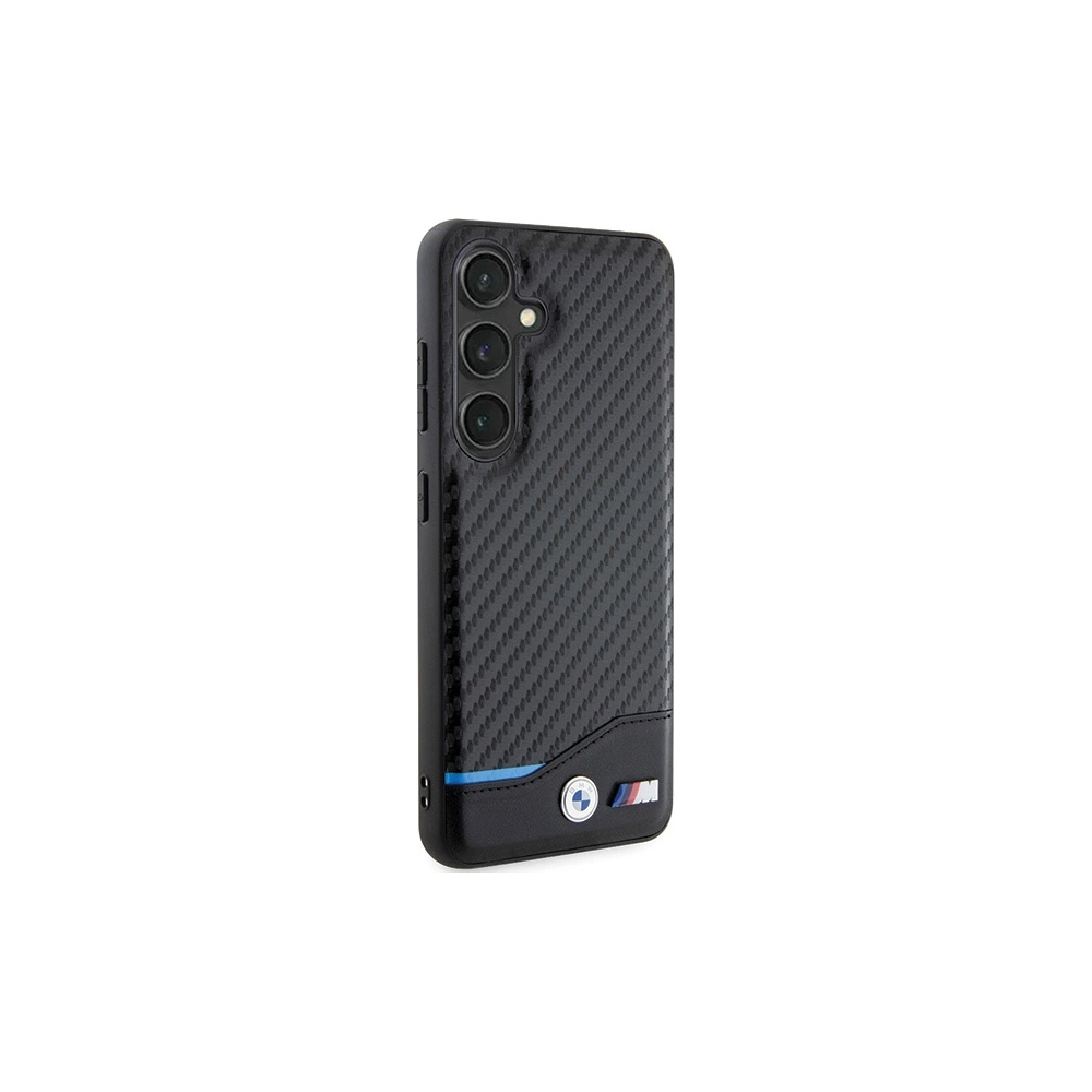 Hurtownia GSM - Etui BMW BMHCSA5522NBCK Samsung Galaxy A55 din piele carbon negru/black - BMW681 - {ean13} - Hurt