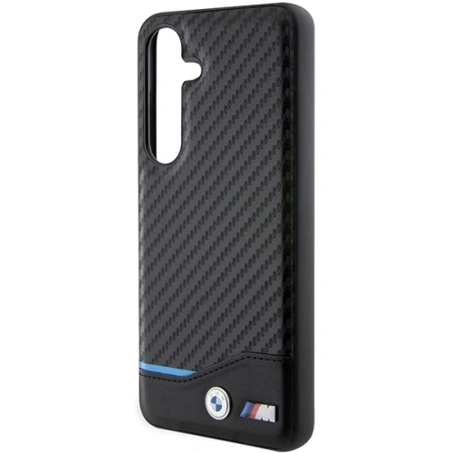 Etui BMW BMHCSA5522NBCK Samsung Galaxy A55 Leather Carbon czarny/black