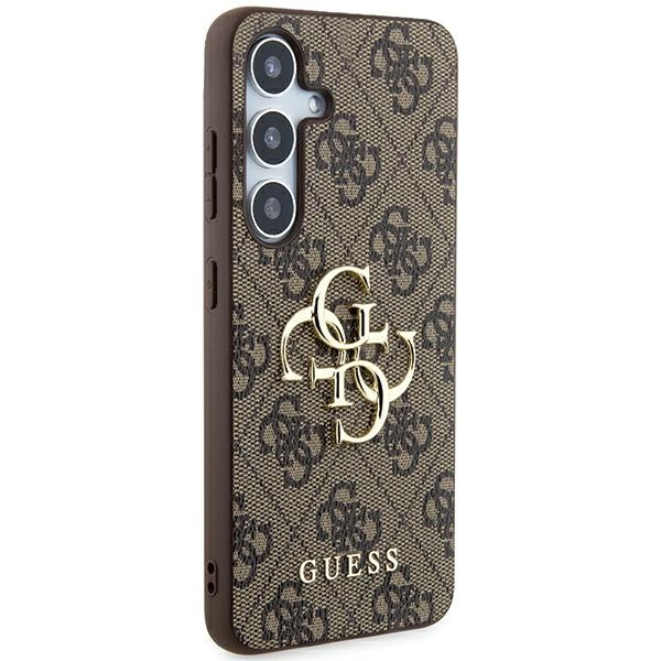 Kryt Guess GUHCSA354GMGBR Samsung Galaxy A35 hardcase 4G Big Metal Logo brown