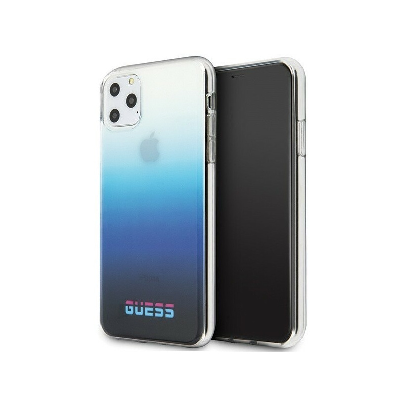 Guess Distributor - 3700740461266 - GUE252BLU - Guess GUHCN65DGCNA iPhone 11 Pro Max gradient blue hard case California - B2B homescreen