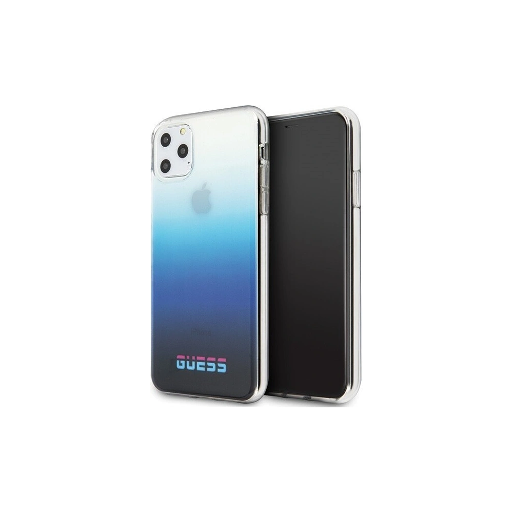 Hurtownia GSM - Etui Guess GUHCN65DGCNA Apple iPhone 11 Pro Max niebieski/gradient blue hard case California - GUE252BLU - {ean13} - Hurt