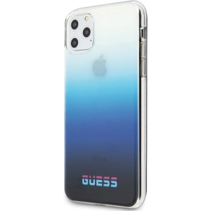 Hurtownia GSM - Etui Guess GUHCN65DGCNA Apple iPhone 11 Pro Max niebieski/gradient blue hard case California - GUE252BLU - {ean13} - Hurt