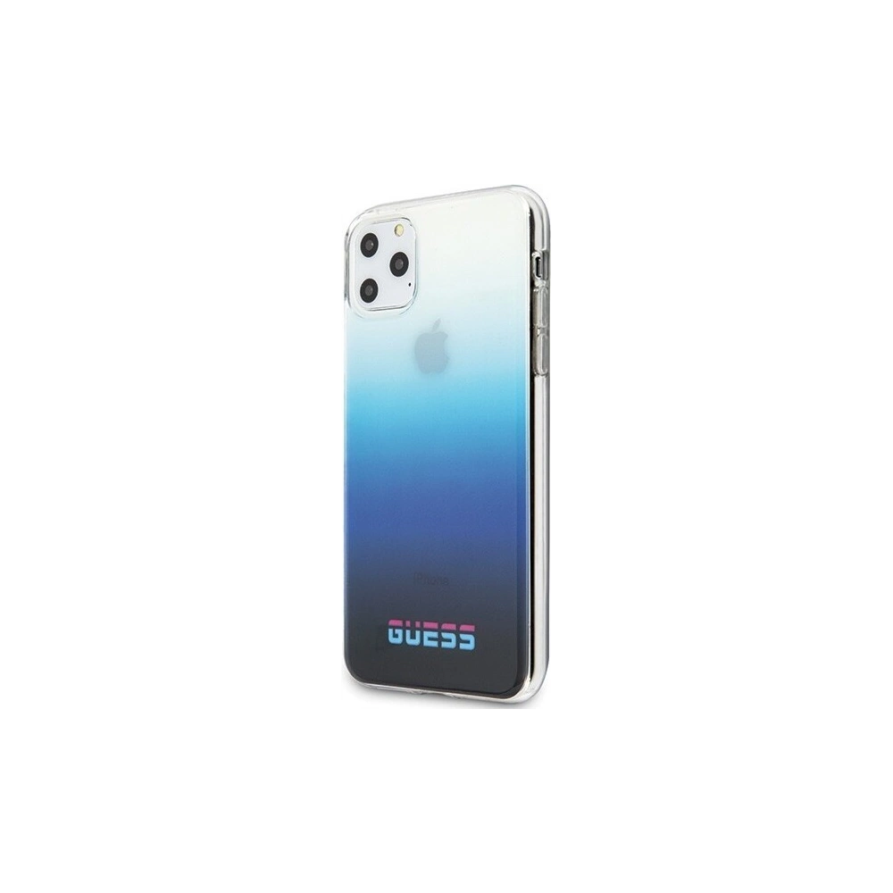 Hurtownia GSM - Etui Guess GUHCN65DGCNA Apple iPhone 11 Pro Max niebieski/gradient blue hard case California - GUE252BLU - {ean13} - Hurt