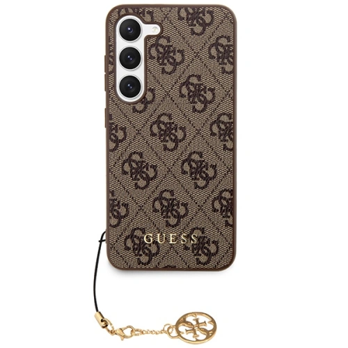 Etui Guess GUHCSA35GF4GBR Samsung Galaxy A35 hardcase 4G Charms Collection brązowy/brown