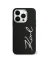 Hurtownia GSM - Case Karl Lagerfeld KLHCP15LSCMSMVK Apple iPhone 15 Pro Hardcase Silikon Metall Schriftzug Schwarz/black - KLD1989 - {ean13} - Hurt