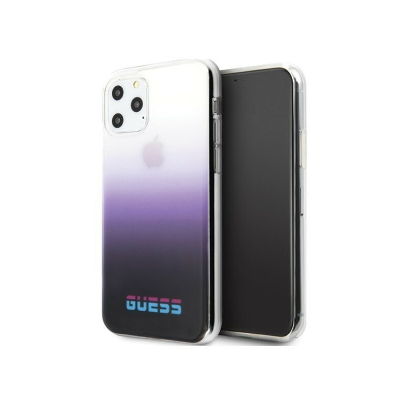 Hurtownia Guess - 3700740461297 - GUE253PRP - Etui Guess GUHCN65DGCPU Apple iPhone 11 Pro Max purpurowy/gradient purple hard case California - B2B homescreen