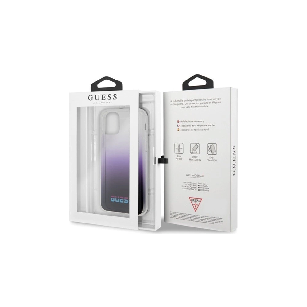Hurtownia GSM - Etui Guess GUHCN65DGCPU Apple iPhone 11 Pro Max purpurowy/gradient purple hard case California - GUE253PRP - {ean13} - Hurt