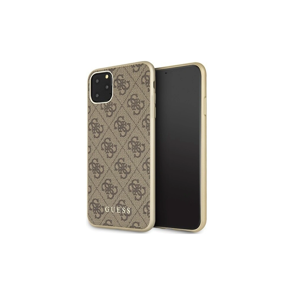 Hurtownia GSM - Etui Guess GUHCN65G4GB Apple iPhone 11 Pro Max brązowy/brown hard case 4G Collection - GUE254BR - {ean13} - Hurt