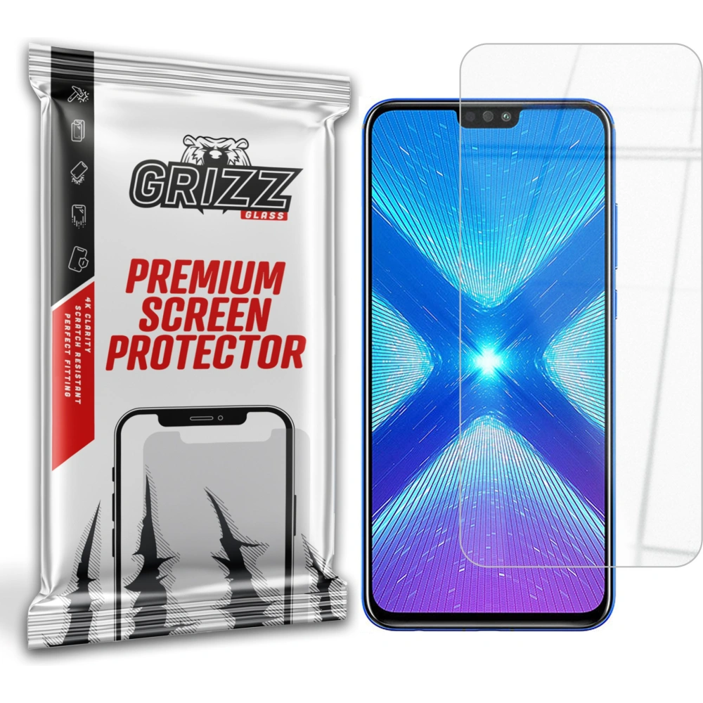 Hurtownia GSM - Hybriertes Glas GrizzGlass HybridGlass für Honor 8x - GRZ9718 - {ean13} - Hurt