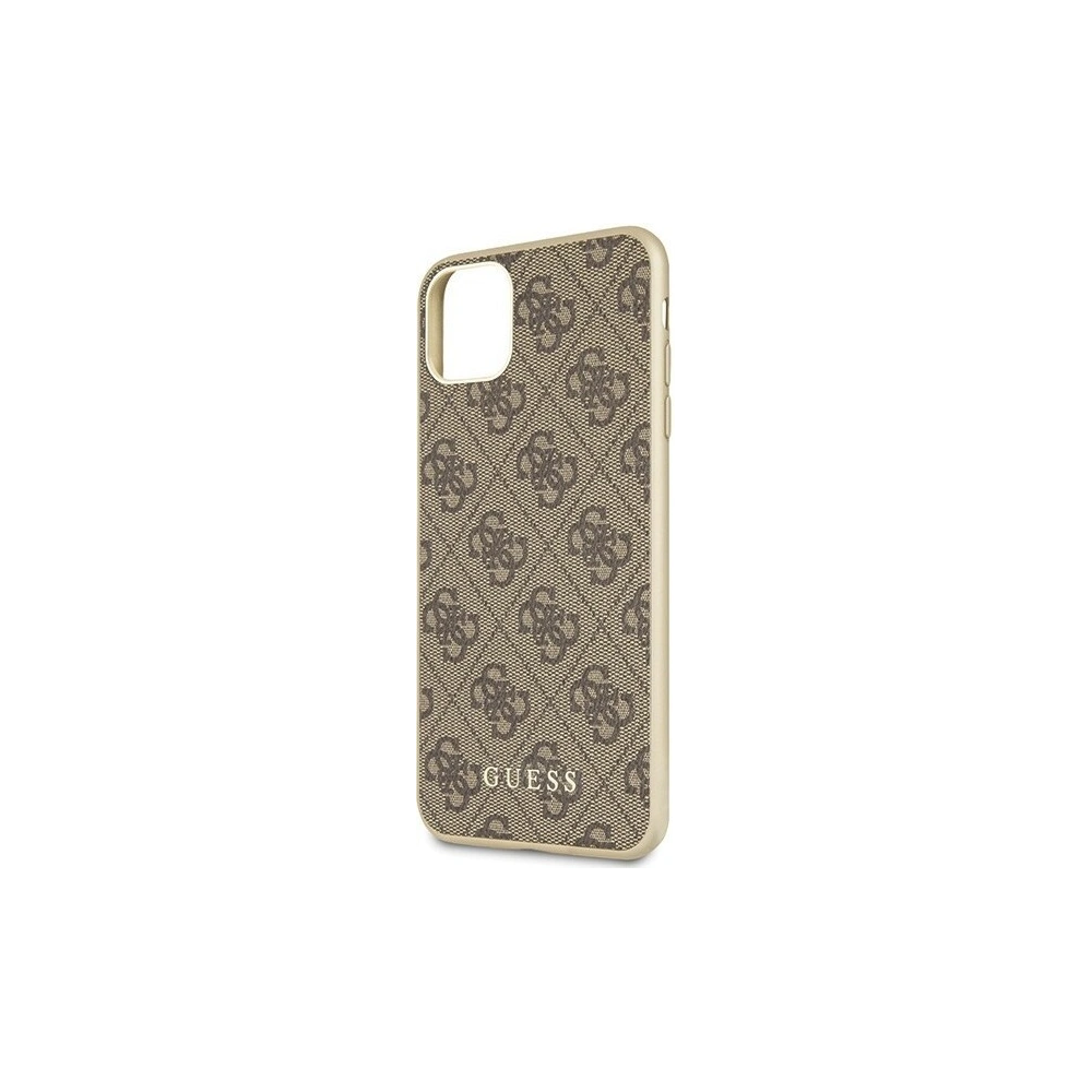 Hurtownia GSM - Etui Guess GUHCN65G4GB Apple iPhone 11 Pro Max brązowy/brown hard case 4G Collection - GUE254BR - {ean13} - Hurt