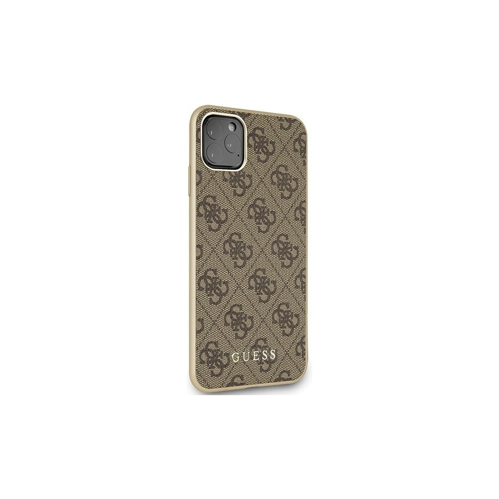 Hurtownia GSM - Etui Guess GUHCN65G4GB Apple iPhone 11 Pro Max brązowy/brown hard case 4G Collection - GUE254BR - {ean13} - Hurt
