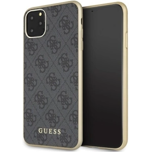 Hurtownia GSM - Etui Guess GUHCN65G4GG Apple iPhone 11 Pro Max szary/grey hard case 4G Collection - GUE255GRY - {ean13} - Hurt