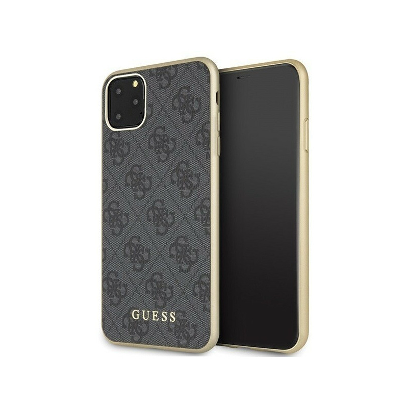 Guess Distributor - 3700740461839 - GUE255GRY - Guess GUHCN65G4GG iPhone 11 Pro Max grey hard case 4G Collection - B2B homescreen