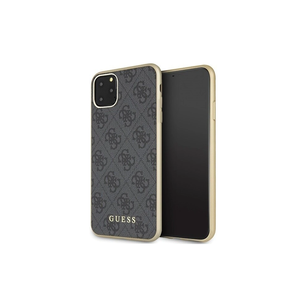Hurtownia GSM - Etui Guess GUHCN65G4GG Apple iPhone 11 Pro Max szary/grey hard case 4G Collection - GUE255GRY - {ean13} - Hurt