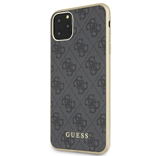Etui Guess GUHCN65G4GG Apple iPhone 11 Pro Max szary/grey hard case 4G Collection