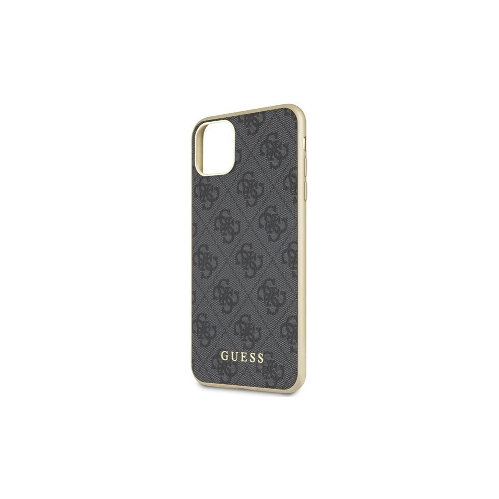 Hurtownia GSM - Etui Guess GUHCN65G4GG Apple iPhone 11 Pro Max szary/grey hard case 4G Collection - GUE255GRY - {ean13} - Hurt