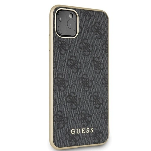 Etui Guess GUHCN65G4GG Apple iPhone 11 Pro Max szary/grey hard case 4G Collection