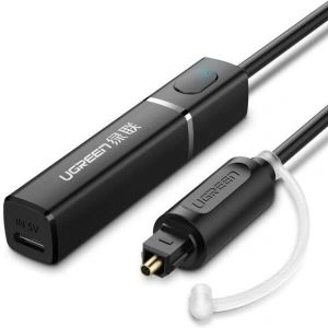 Hurtownia GSM - Transmiter Bluetooth 4.2 UGREEN ze złączem optycznym / Toslink, aptX (czarny) - UGR199BLK - {ean13} - Hurt