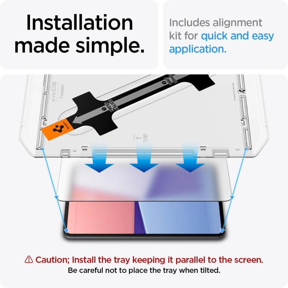 Wholesale Spigen GLAS.tR ez Fit Apple iPad Pro 13" 2024 (7 gen) Clear - SPN3408 - {ean13} - Hurt