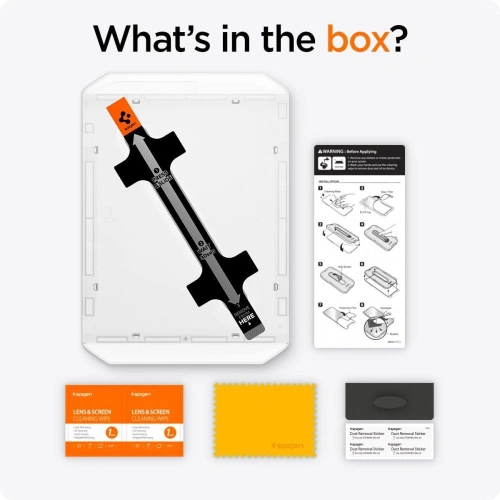 Szkło hartowane Spigen GLAS.tR ez Fit Apple iPad Pro 13" 2024 (7. generacji) / 2025 (8. generacji) Clear