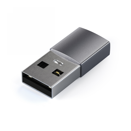 Hurtownia Satechi - 879961008109 - STH132 - Adapter Satechi Aluminium USB-A / USB-C space gray - B2B homescreen