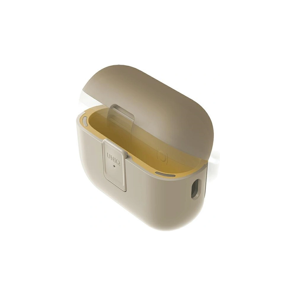 Hurtownia GSM - Etui UNIQ Clyde Lock Case Apple AirPods 1 / 2 beżowo-żółty/ivory-canary yellow - UNIQ1160 - {ean13} - Hurt