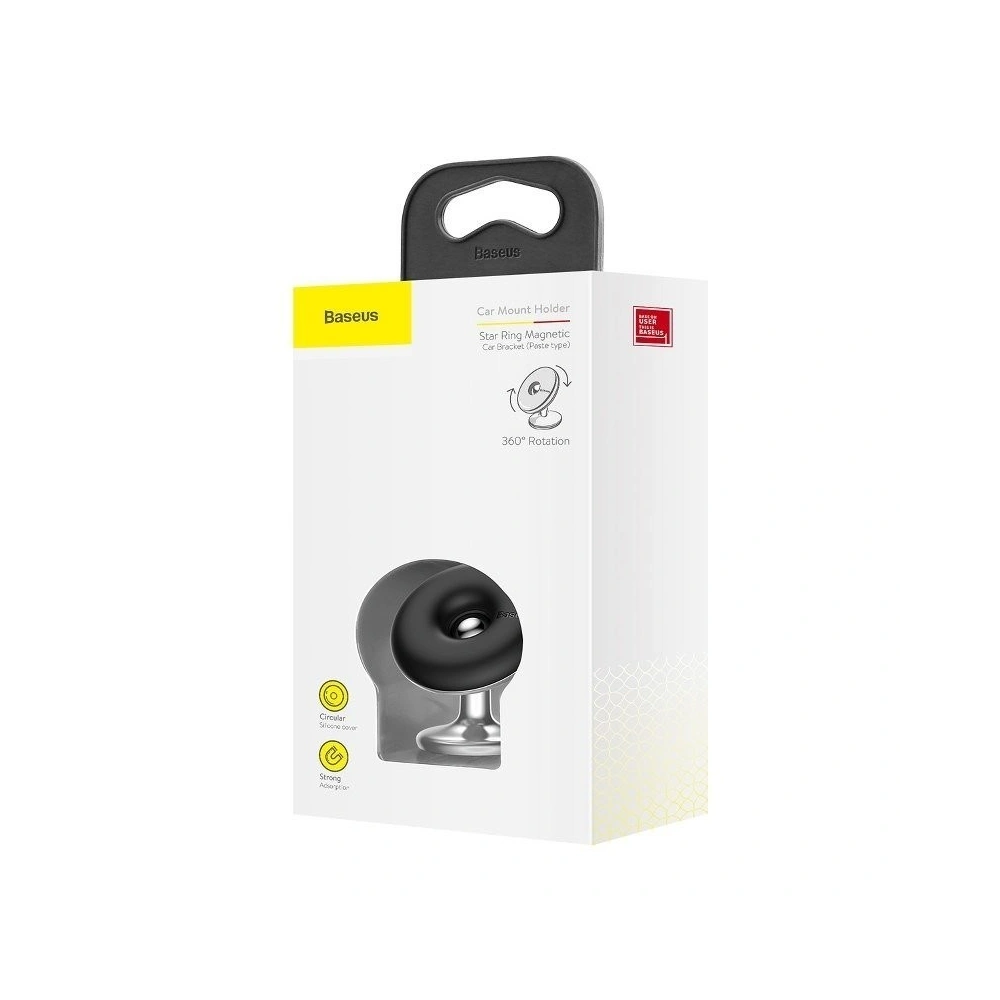 Hurtownia GSM - Magneticul suport auto Baseus Star Ring pentru tabloul de bord (argintiu) - BSU659SLV - {ean13} - Hurt