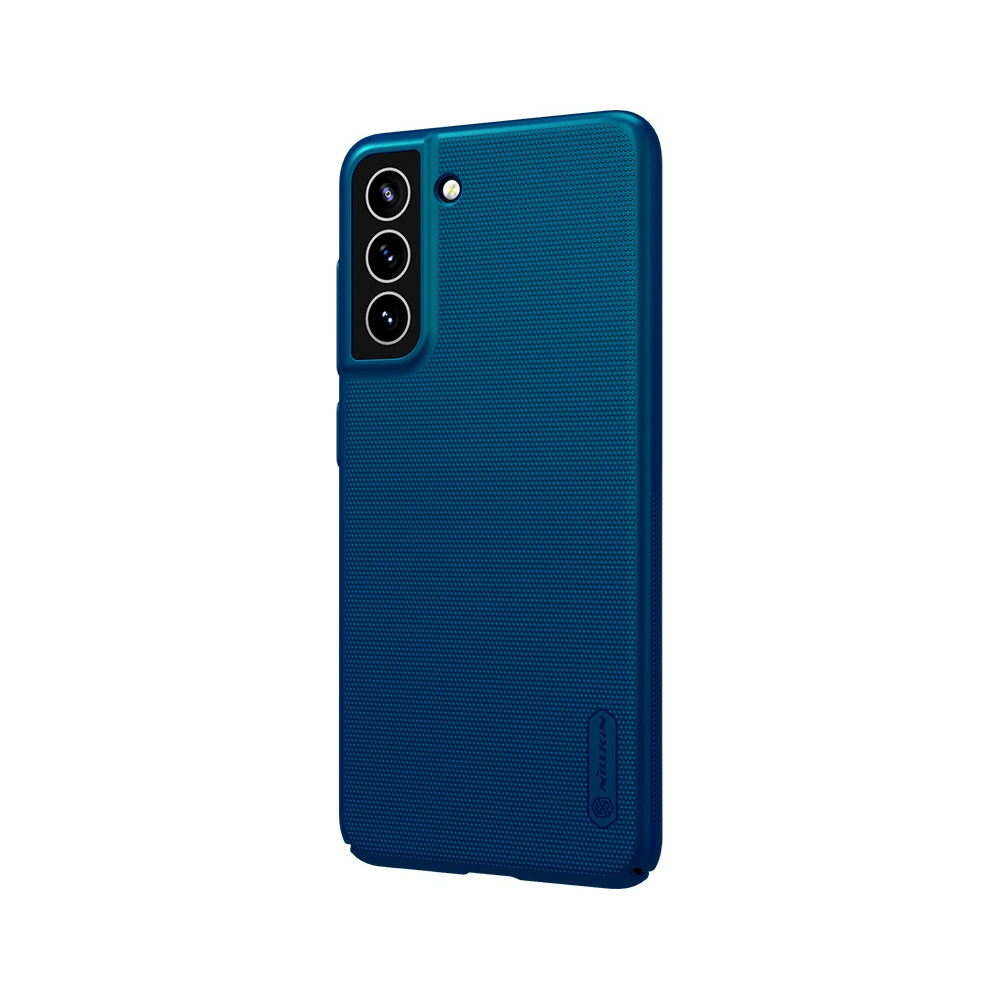 Wholesale [OUTLET] Nillkin Super Frosted Shield Samsung Galaxy S21 FE Peacock Blue - OT-617 - {ean13} - Hurt