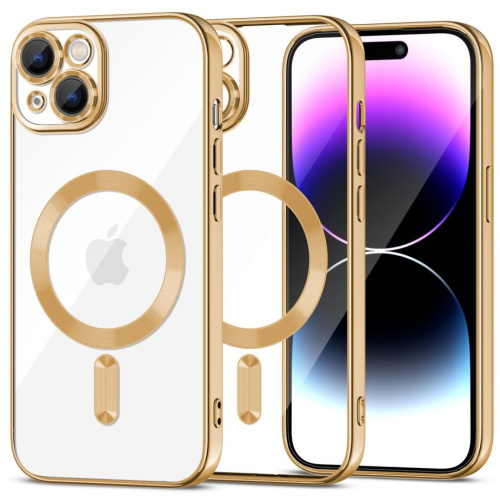 Tech-Protect Distributor - 9319456604177 - OT-624 - [OUTLET] Tech-Protect Magshine MagSafe Apple iPhone 15 Plus / 14 Plus Gold - B2B homescreen