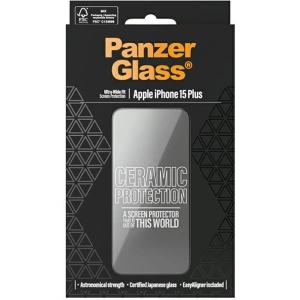 Szkło ceramiczne PanzerGlass Ceramic Protection Apple iPhone 15 Plus Ultra-Wide-Fit Screen Protection