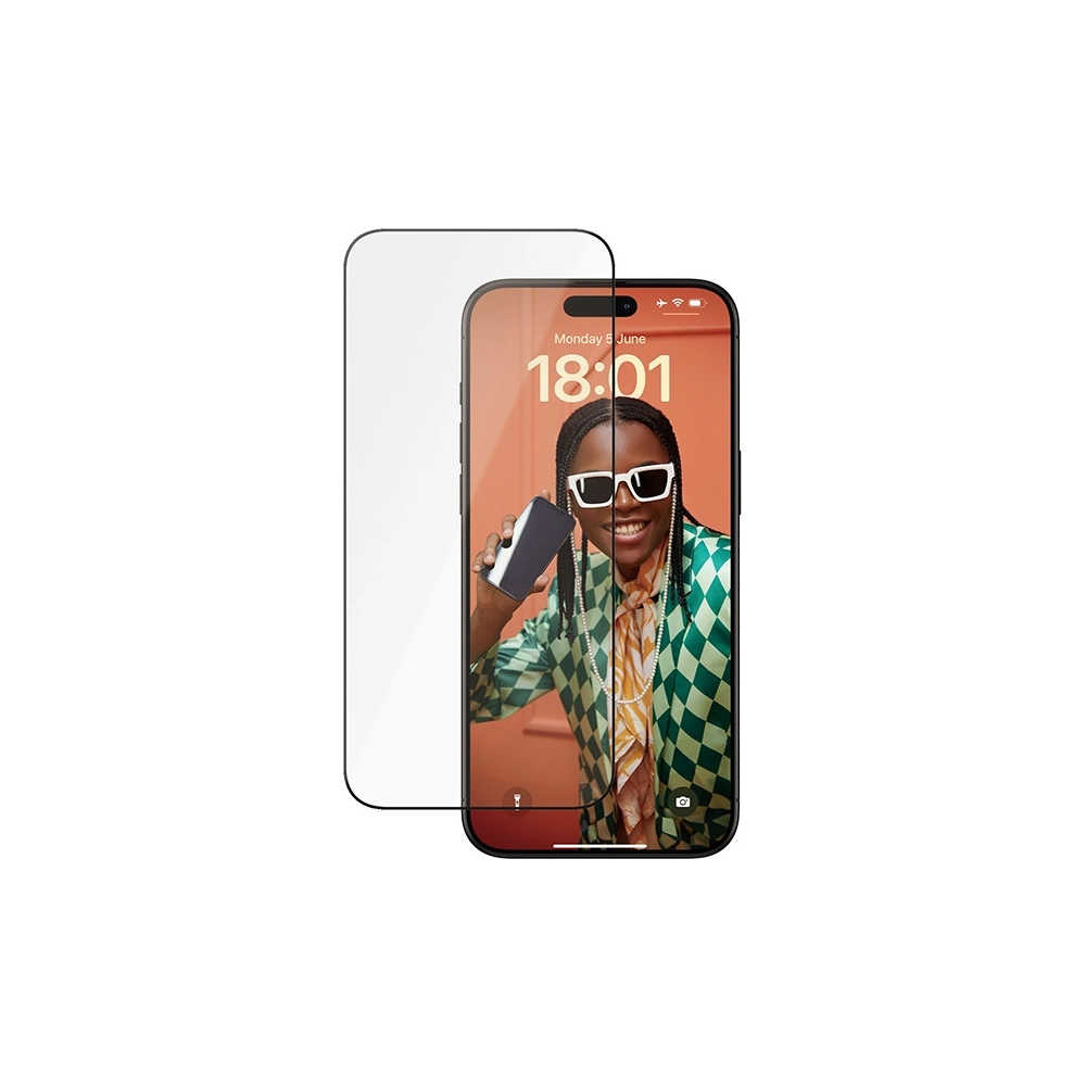 Hurtownia GSM - Kerámia üveg PanzerGlass Kerámia Védelem Apple iPhone 15 Pro Max Ultra-Széles-Fit Képernyő Védelem - PZG613 - {ean13} - Hurt