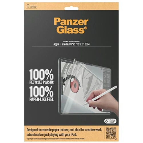 Folia matowa PanzerGlass GraphicPaper Apple iPad Air 13" 2024 (6. generacji) / iPad Pro 13" 2024 (7. generacji) Ultra-Wide-Fit Screen Protection