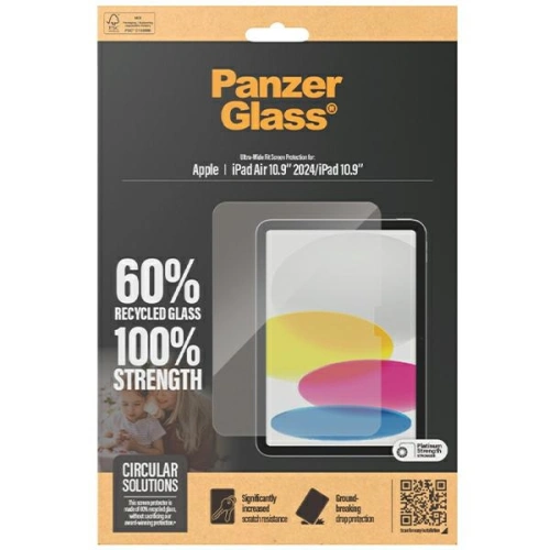 Szkło hartowane PanzerGlass Ultra-Wide Fit Apple iPad Air 11" 2024 (6. generacji) Screen Protection
