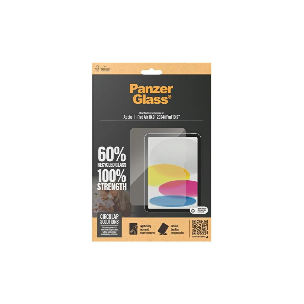 Hurtownia GSM - Edzett üveg PanzerGlass Ultra-Wide Fit Apple iPad Air 11" 2024 (6. generációs) Képernyővédő - PZG616 - {ean13} - Hurt