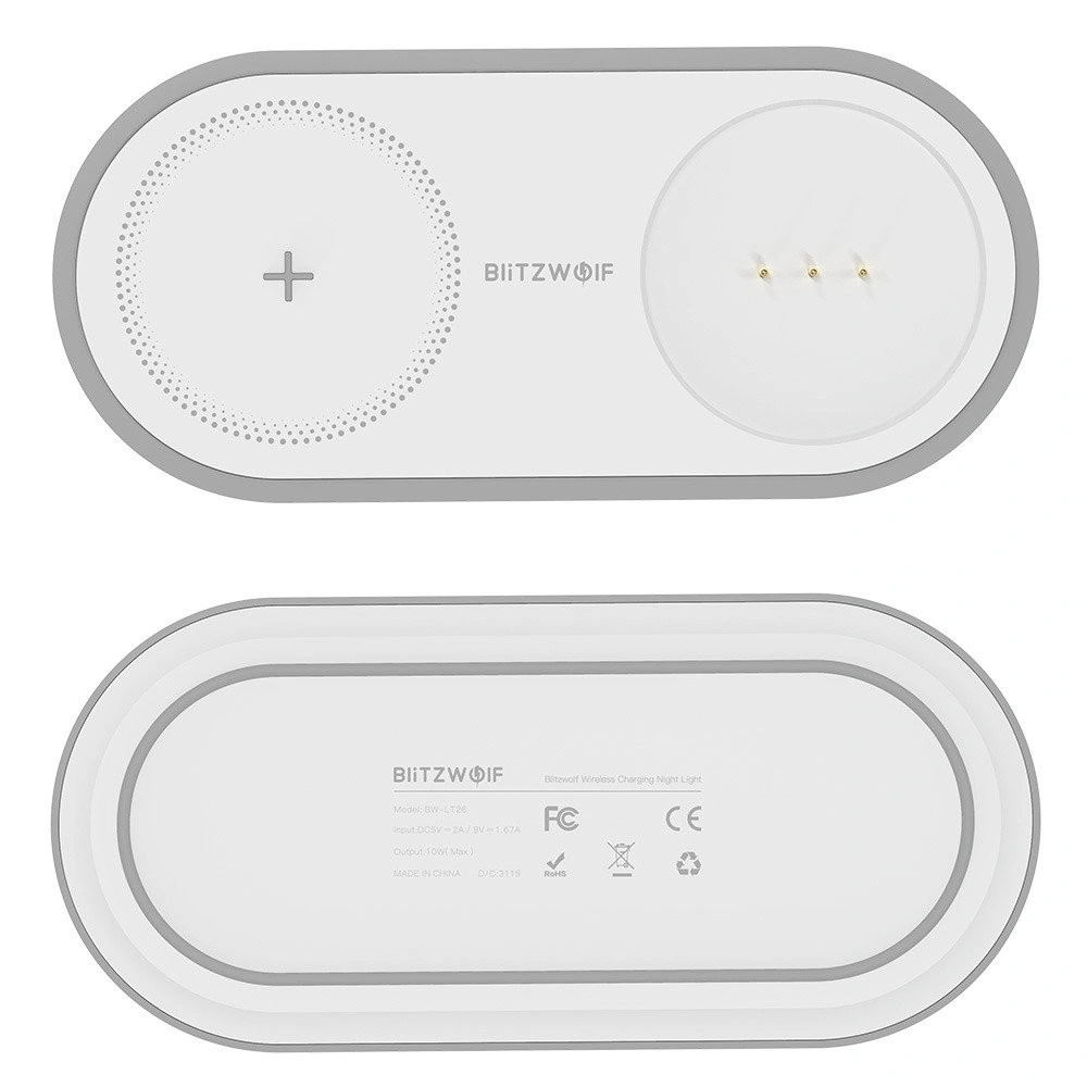 Hurtownia GSM - Lampka nocna z ładowarką bezprzewodową BlitzWolf BW-LT26 - BLZ203 - {ean13} - Hurt