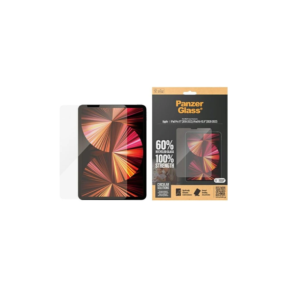 Hurtownia GSM - Tvrzené sklo PanzerGlass Ultra-Wide Fit Apple iPad Pro 11 2018-2022 (1-4. generace) / iPad Air 10.9 2020/2022 (4. a 5. generace) Ochrana obrazovky - PZG619 - {ean13} - Hurt